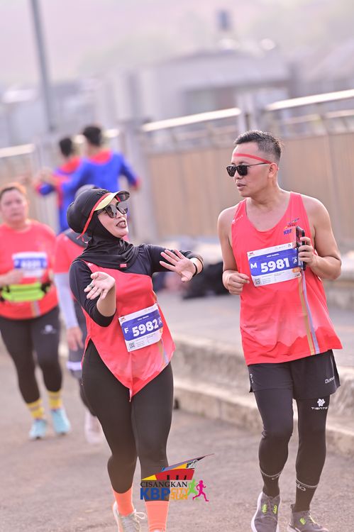 Race photo from CISANGKAN KBP CITY RUN 2025