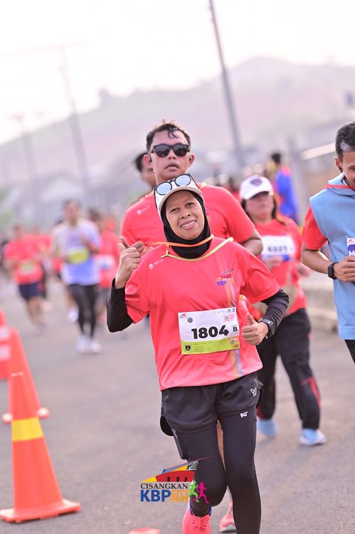 Race photo from CISANGKAN KBP CITY RUN 2025