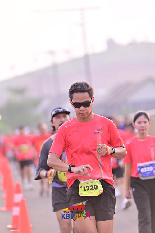 Race photo from CISANGKAN KBP CITY RUN 2025