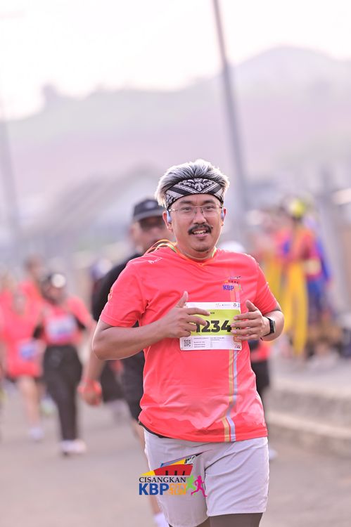 Race photo from CISANGKAN KBP CITY RUN 2025
