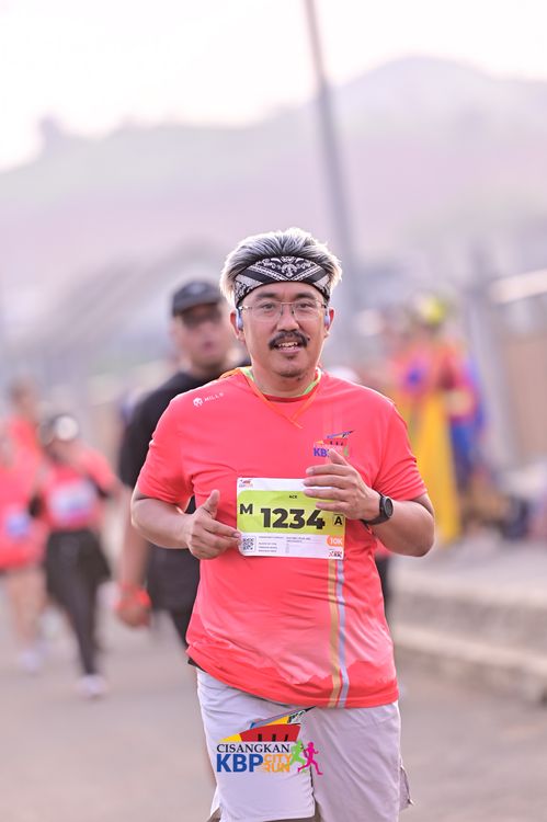 Race photo from CISANGKAN KBP CITY RUN 2025