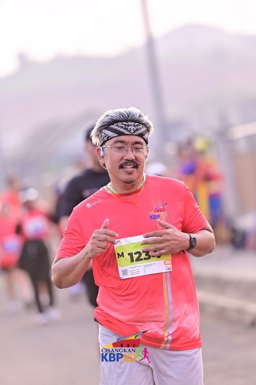 Race photo from CISANGKAN KBP CITY RUN 2025