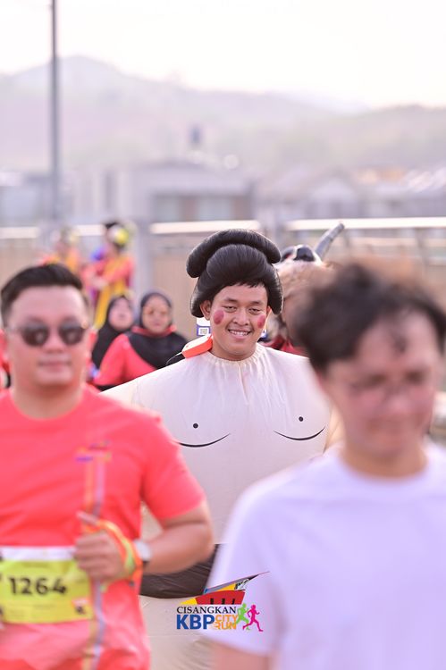 Race photo from CISANGKAN KBP CITY RUN 2025