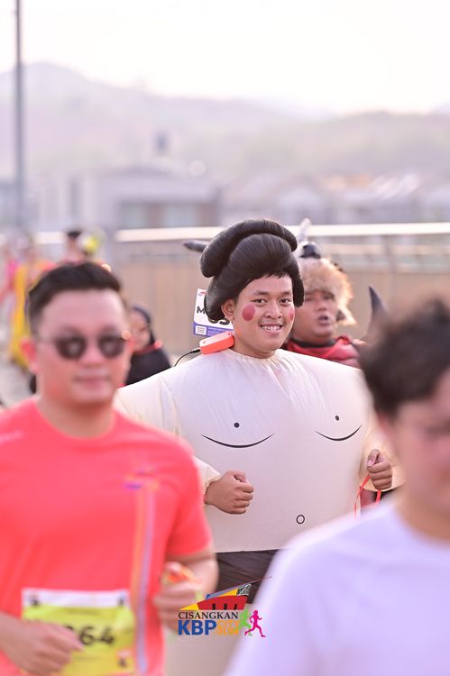 Race photo from CISANGKAN KBP CITY RUN 2025