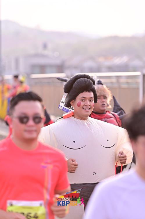 Race photo from CISANGKAN KBP CITY RUN 2025