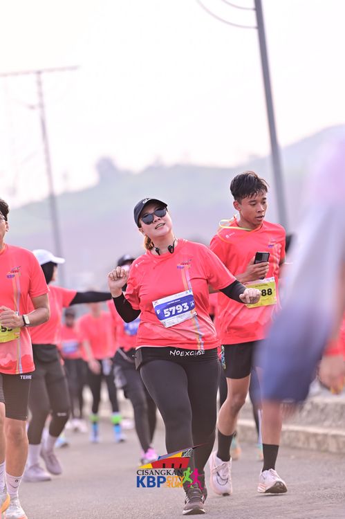 Race photo from CISANGKAN KBP CITY RUN 2025