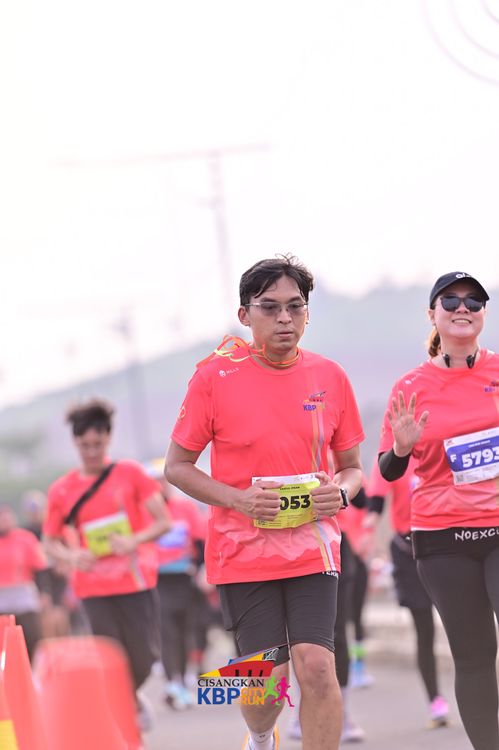 Race photo from CISANGKAN KBP CITY RUN 2025