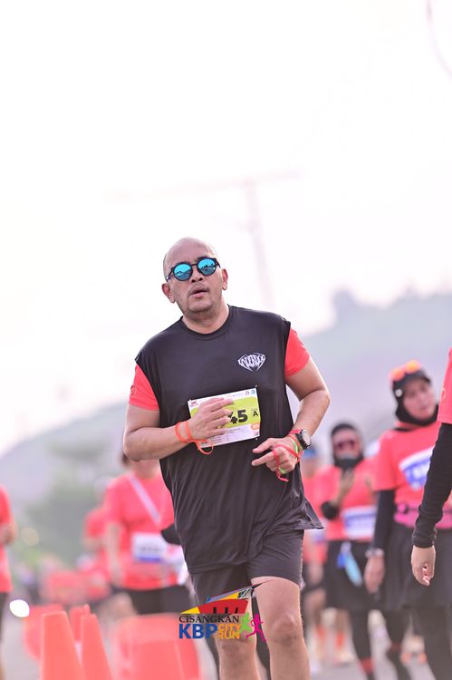 Race photo from CISANGKAN KBP CITY RUN 2025