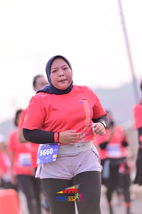 Race photo from CISANGKAN KBP CITY RUN 2025
