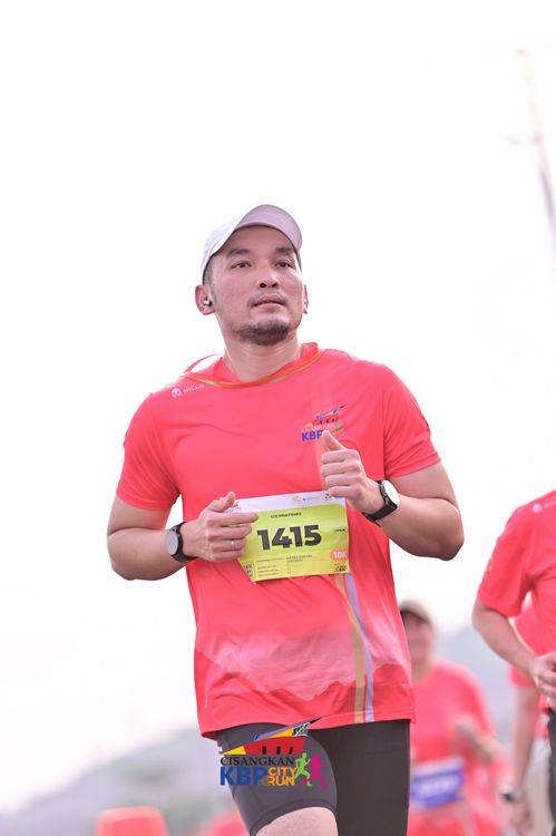 Race photo from CISANGKAN KBP CITY RUN 2025