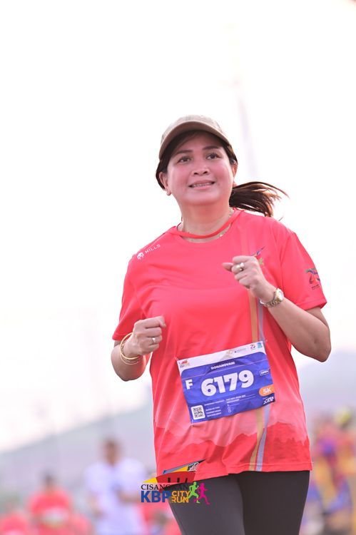 Race photo from CISANGKAN KBP CITY RUN 2025