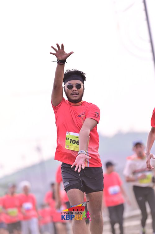 Race photo from CISANGKAN KBP CITY RUN 2025