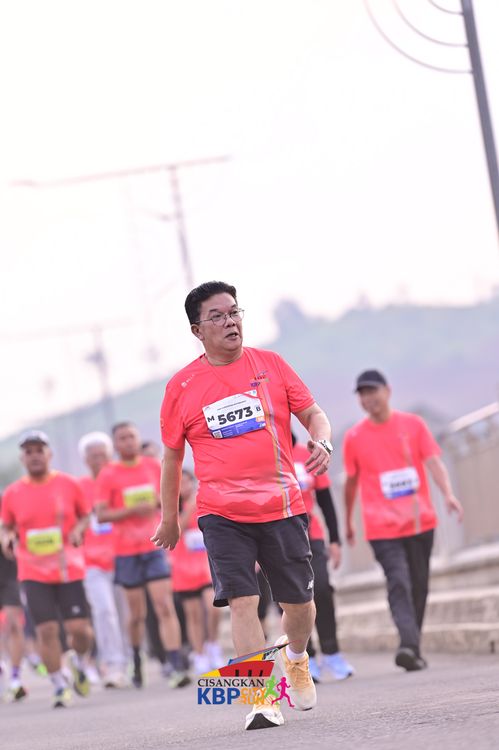Race photo from CISANGKAN KBP CITY RUN 2025