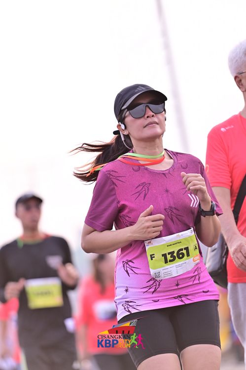 Race photo from CISANGKAN KBP CITY RUN 2025