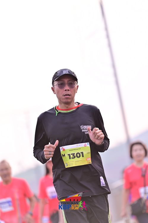 Race photo from CISANGKAN KBP CITY RUN 2025