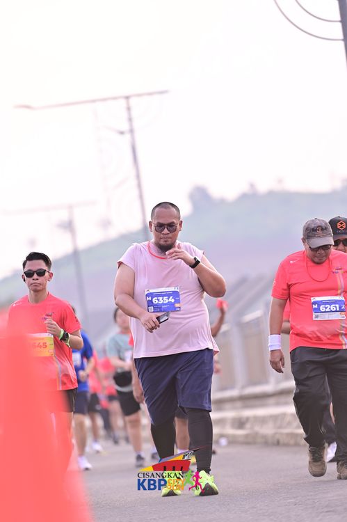 Race photo from CISANGKAN KBP CITY RUN 2025