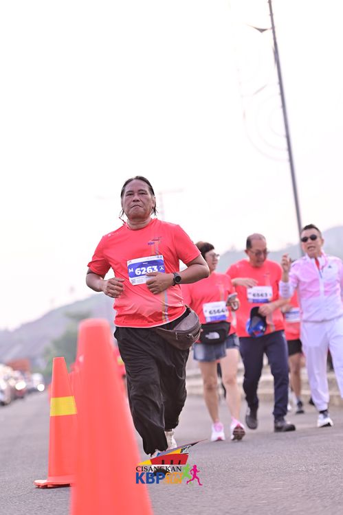 Race photo from CISANGKAN KBP CITY RUN 2025