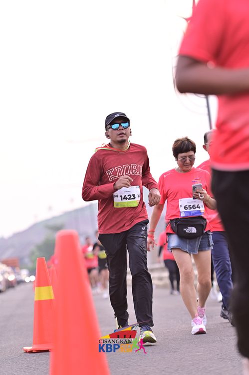 Race photo from CISANGKAN KBP CITY RUN 2025