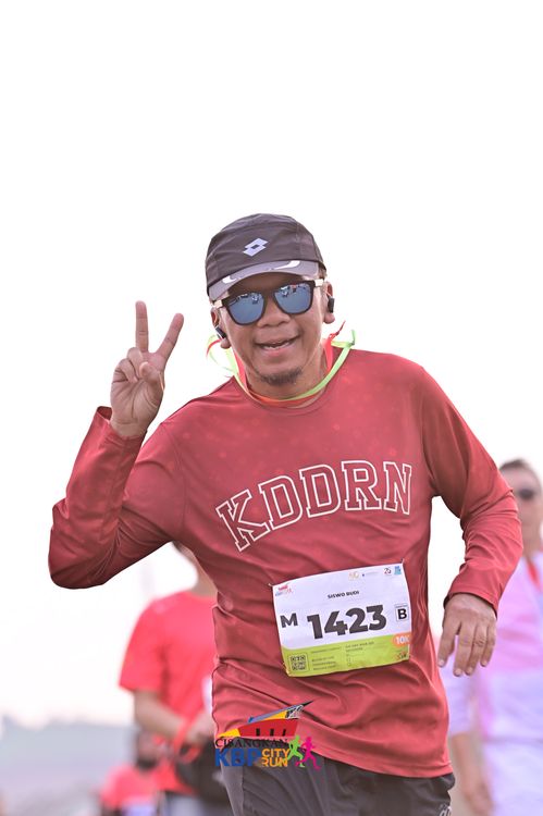 Race photo from CISANGKAN KBP CITY RUN 2025