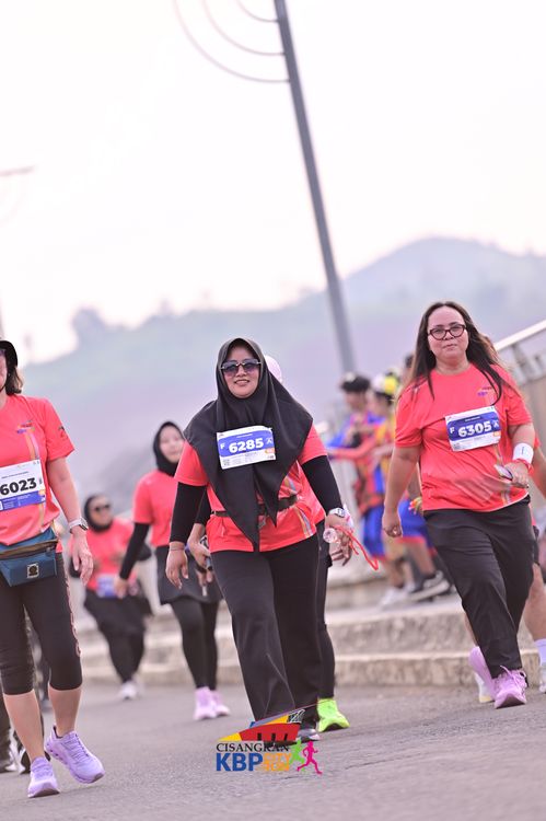 Race photo from CISANGKAN KBP CITY RUN 2025