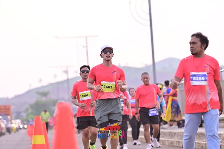 Race photo from CISANGKAN KBP CITY RUN 2025