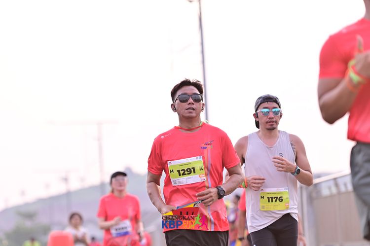 Race photo from CISANGKAN KBP CITY RUN 2025