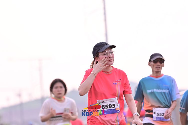 Race photo from CISANGKAN KBP CITY RUN 2025