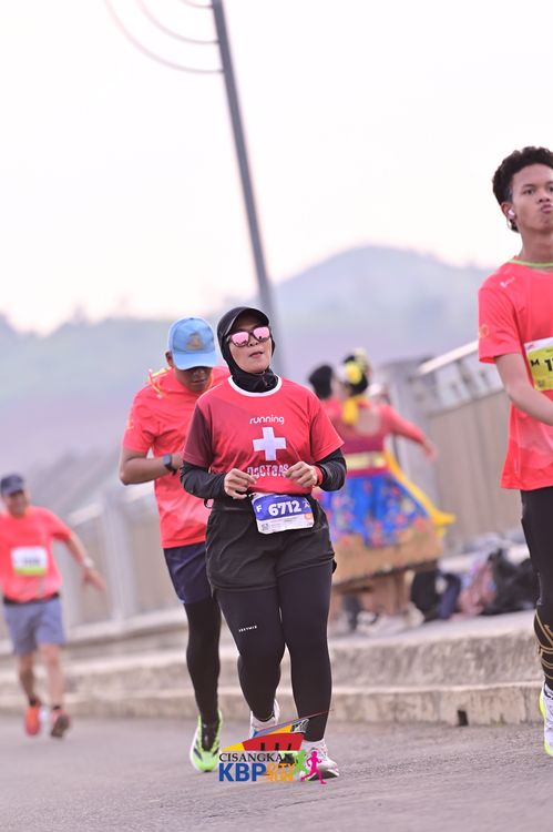 Race photo from CISANGKAN KBP CITY RUN 2025