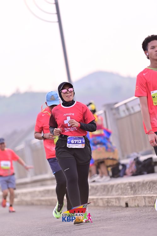 Race photo from CISANGKAN KBP CITY RUN 2025