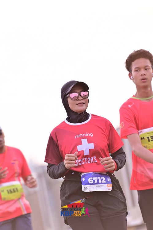 Race photo from CISANGKAN KBP CITY RUN 2025