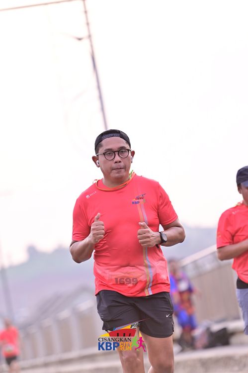 Race photo from CISANGKAN KBP CITY RUN 2025