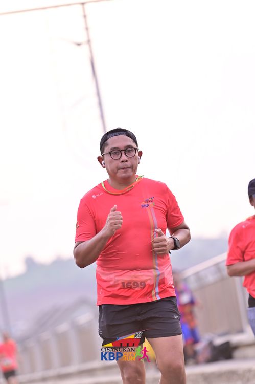 Race photo from CISANGKAN KBP CITY RUN 2025