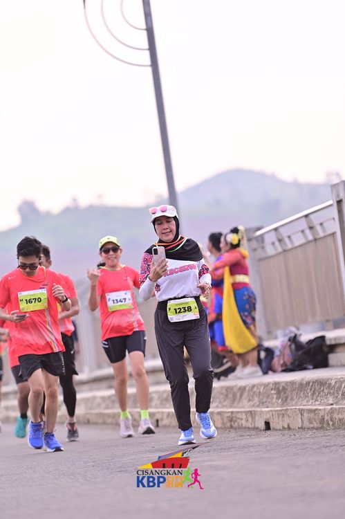 Race photo from CISANGKAN KBP CITY RUN 2025