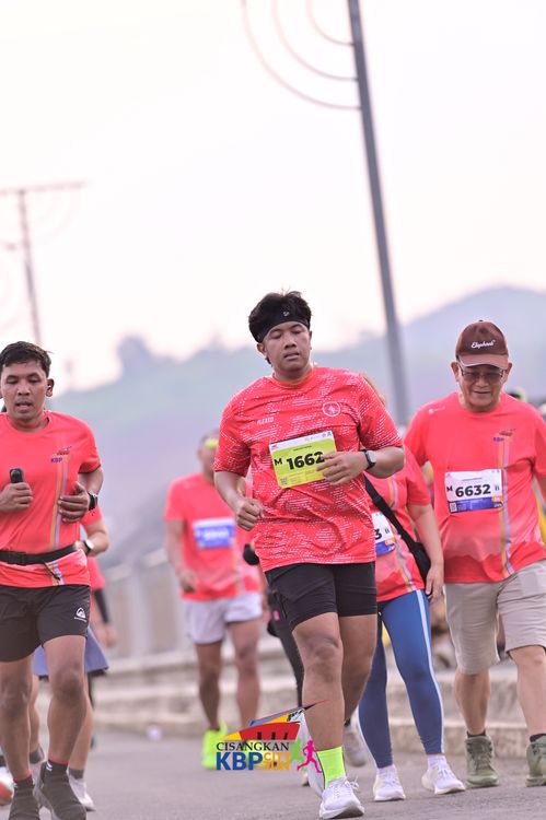 Race photo from CISANGKAN KBP CITY RUN 2025