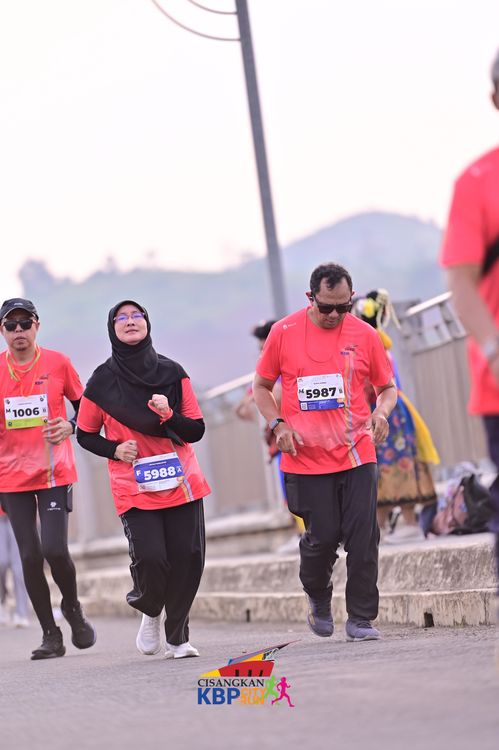 Race photo from CISANGKAN KBP CITY RUN 2025