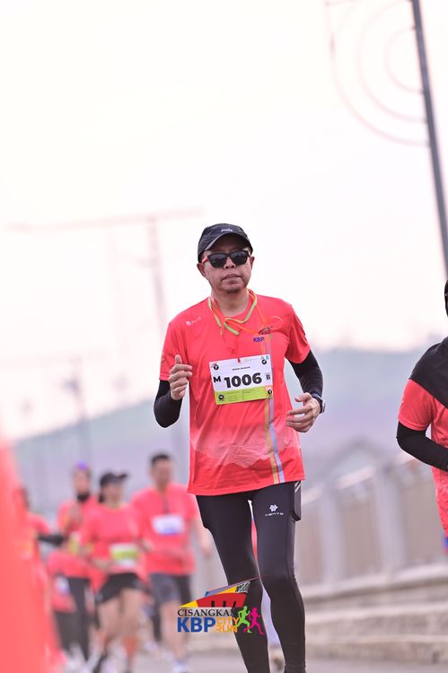 Race photo from CISANGKAN KBP CITY RUN 2025