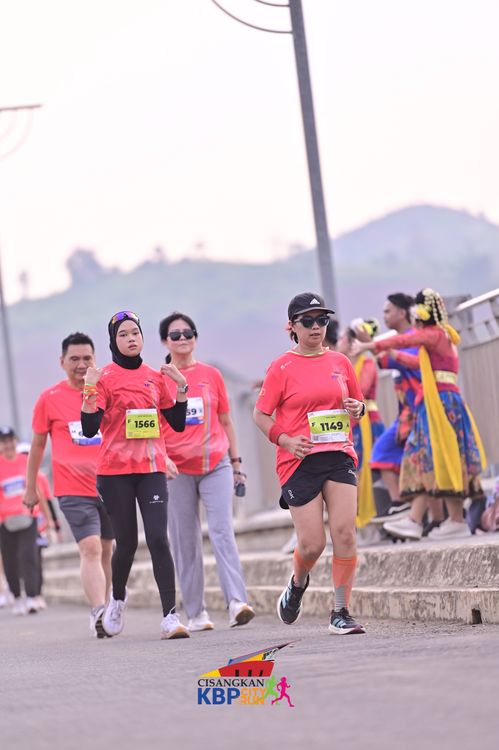 Race photo from CISANGKAN KBP CITY RUN 2025