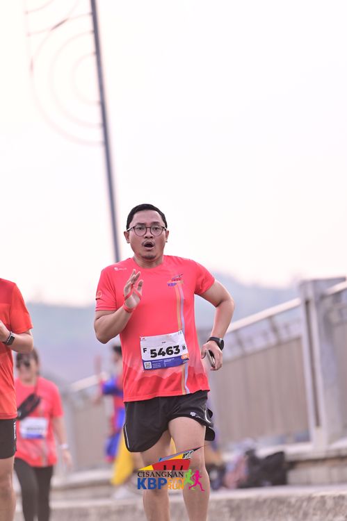 Race photo from CISANGKAN KBP CITY RUN 2025