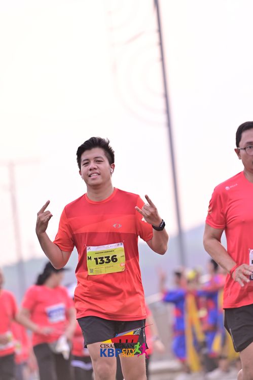 Race photo from CISANGKAN KBP CITY RUN 2025
