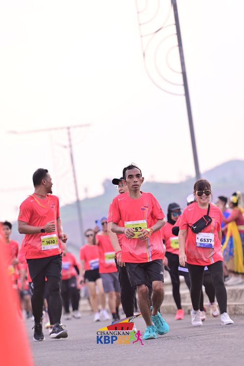 Race photo from CISANGKAN KBP CITY RUN 2025