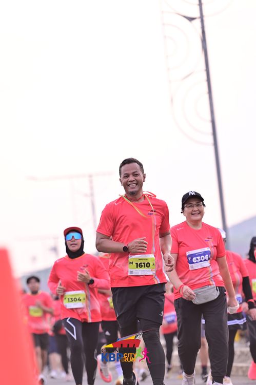 Race photo from CISANGKAN KBP CITY RUN 2025