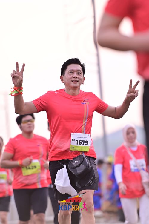 Race photo from CISANGKAN KBP CITY RUN 2025