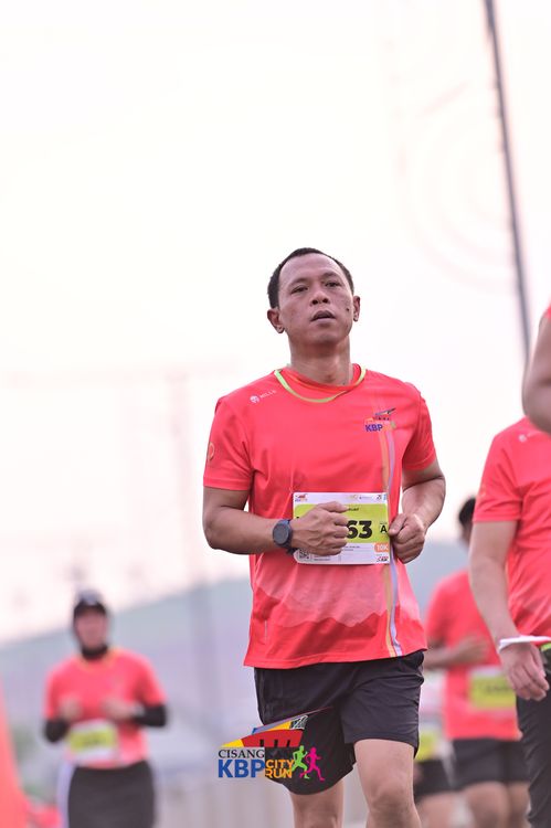 Race photo from CISANGKAN KBP CITY RUN 2025