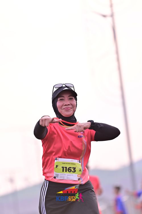 Race photo from CISANGKAN KBP CITY RUN 2025