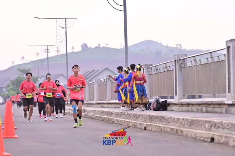 Race photo from CISANGKAN KBP CITY RUN 2025