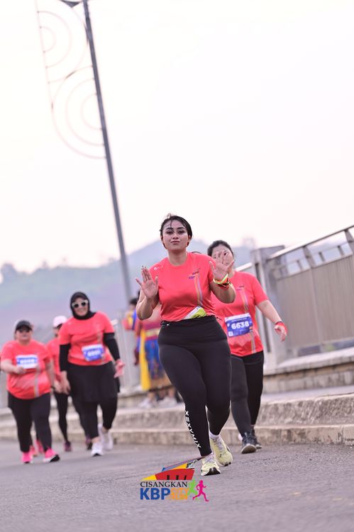 Race photo from CISANGKAN KBP CITY RUN 2025