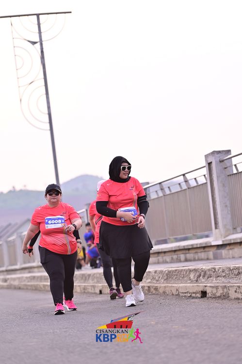 Race photo from CISANGKAN KBP CITY RUN 2025