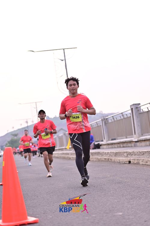 Race photo from CISANGKAN KBP CITY RUN 2025