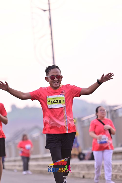Race photo from CISANGKAN KBP CITY RUN 2025