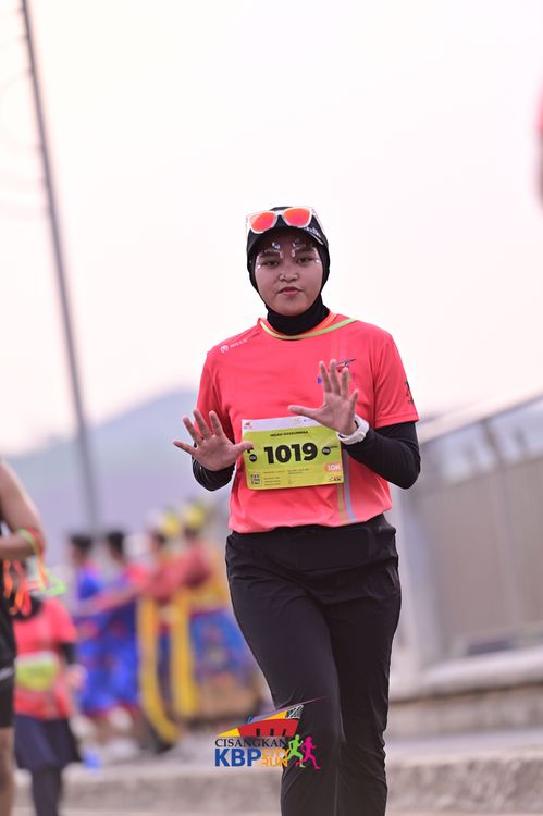 Race photo from CISANGKAN KBP CITY RUN 2025